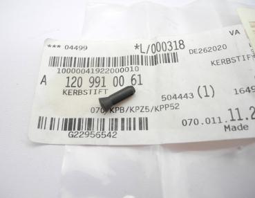 1209910061 Grooved pin for notched rod in guide tube