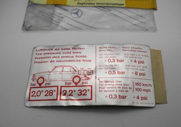 Preview: 1235840039 Plate tyre pressure