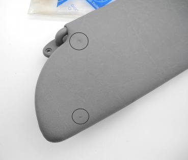 1268101610 Sonnenblende rechts mit Spiegel Grau