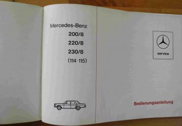 Bedienungsanleitung Mercedes-Benz Strichacht W115