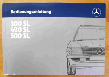 Bedienungsanleitung Mercedes-Benz R107 300SL 420SL 500SL