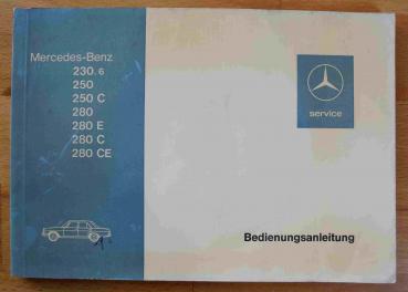 Bedienungsanleitung Mercedes-Benz W114