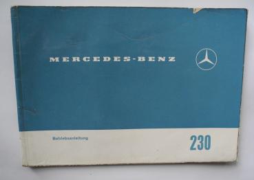 1105842396 Betriebsanleitung Mercedes-Benz 230 W110