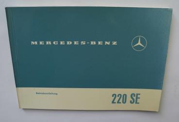 Betriebsanleitung Mercedes-Benz 220 SEb Heckflosse