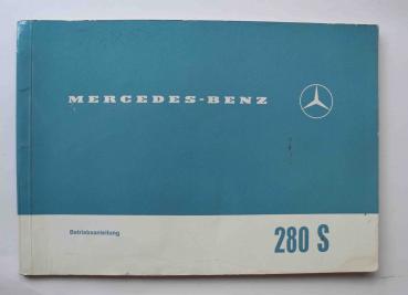 1085843896 Betriebsanleitung Mercedes-Benz W108 280S
