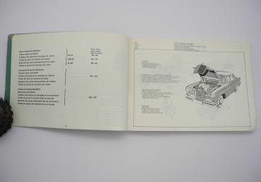 Preview: Bildkatalog W110 Typ 190c-190Dc-200-200D-230 1967