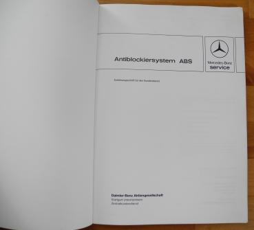 Introductory leaflet for the ABS anti-lock braking system 