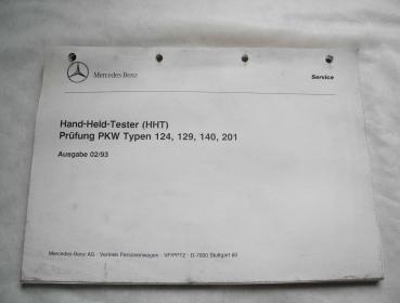 HHT Hand-Held Tester Manual W124 W129 W140 W201