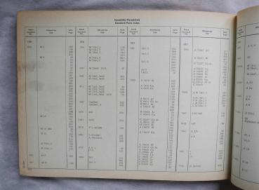 Motor-Ersatzteilliste Type OM326 Ausgabe E Juli 1960