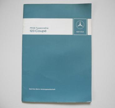 Kundendienst-Heft W123 Coupe