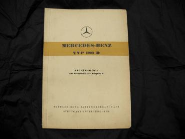 Nachtrag 1 Ausgabe B zur Ersatzteilliste Typ 180D