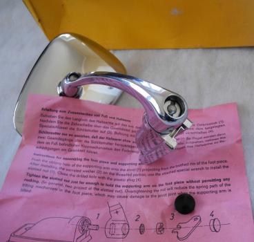 Preview: Caravan-Spiegel mit Teleskoparm Heckflosse