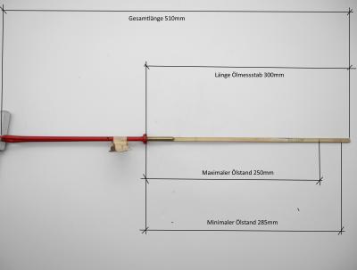 1080100572 Oil dipstick M108 M114 M127 M129 M130 M180
