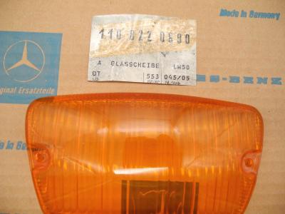 1108220690 Yellow turn signal lens W110 USA