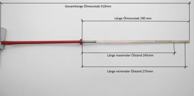 1150100772 Oil dipstick W110 W115 Transporter