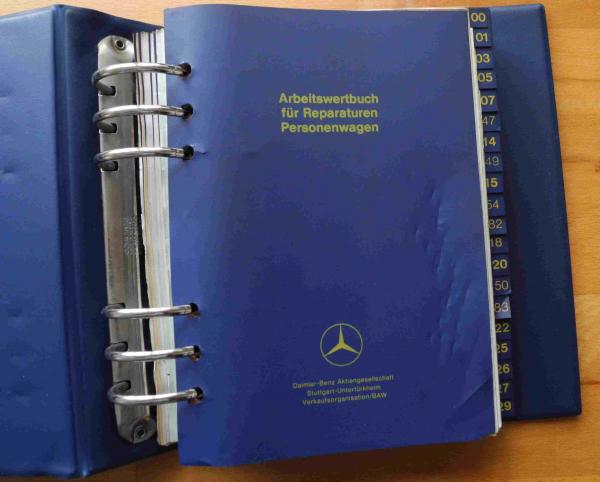 Arbeitswertbuch Mercedes-Benz /8 W114 und W115