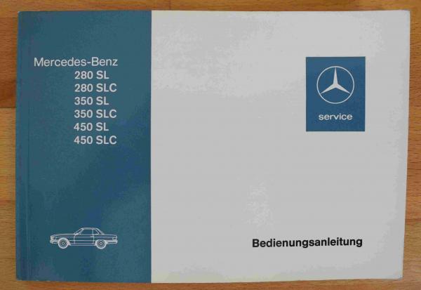 Bedienungsanleitung Mercedes-Benz Roadster R107