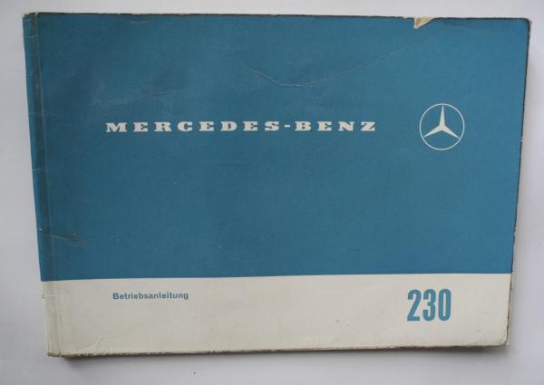 1105842396 Betriebsanleitung Mercedes-Benz 230 W110