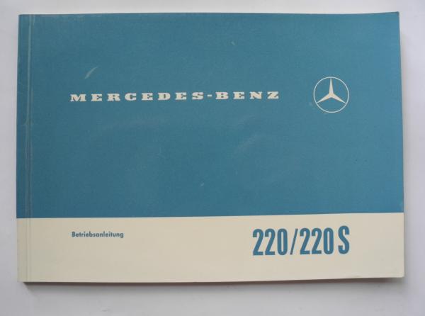 1115843496 Betriebsanleitung Mercedes-Benz W111 220 und 220S