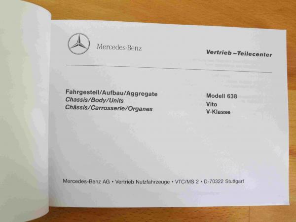 Bildkatalog Mercedes-Benz Vito V-Klasse W638