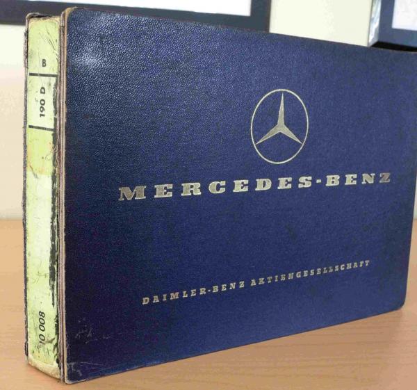 Ersatzteilkatalog Ersatzteilliste Bildkatalog Mercedes-Benz Ponton W121 190D