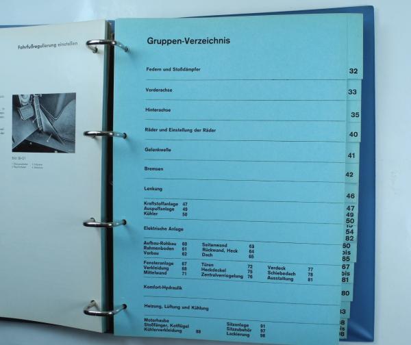Neuwertiges Werkstatthandbuch Mercedes-Benz Typ 600 W100 Band 1