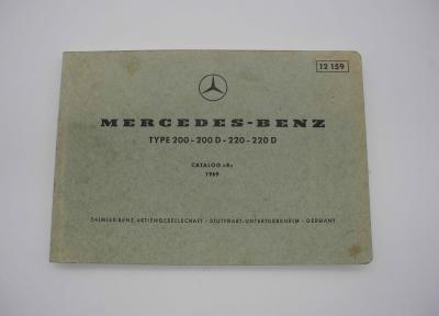 Bildkatalog W115 Typ 200-200D-220-220D 1969