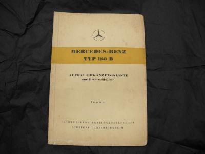 Aufbau-Ergänzungs-Liste Ausgabe A Typ 180D