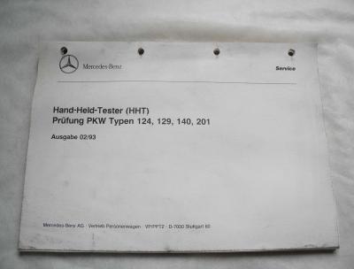 HHT Hand-Held Tester Manual W124 W129 W140 W201