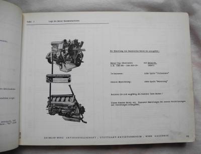Motor-Ersatzteilliste Type OM326 Ausgabe E Juli 1960