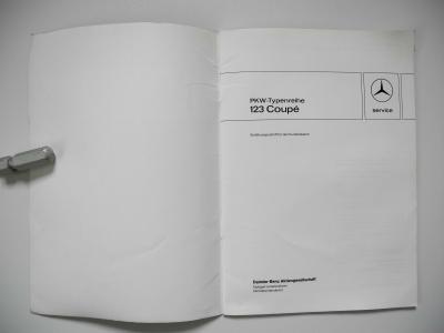 Kundendienst-Heft W123 Coupe