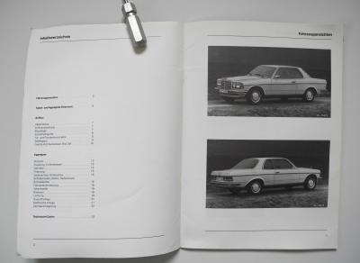 Kundendienst-Heft W123 Coupe
