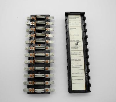 Sicherungskasten 12fach Bakelit