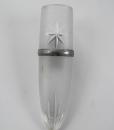 Oldtimer Auto Blumenvase Glas geschliffen 30er Jahre
